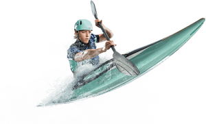 Whitewater Kayaking, HD Png Download PNG