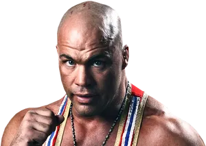 Intense_ Wrestler_ Portrait PNG Image