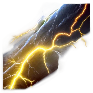 Intense Yellow Lightning Png Ntl PNG Image