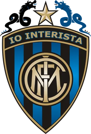 Inter Milan Football Club Crest PNG Image