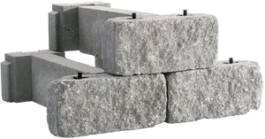 Interlocking Concrete Blocks PNG Image