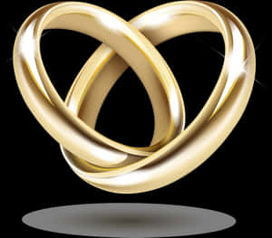 Wedding Invitation Gold Wedding Ring - Ring For Wedding Invitation, HD Png Download PNG image with transparent background