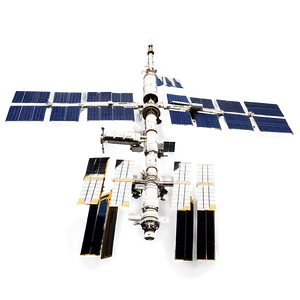 International Space Station Silhouette Png 5 PNG Image