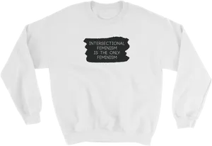 Intersectional Feminism Sweatshirt PNG Image