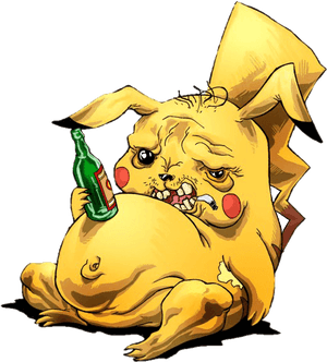 Drunk Pikachu, HD Png Download PNG image with transparent background