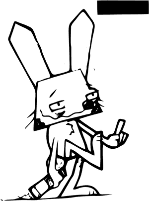 Drunk Rabbit, HD Png Download PNG image with transparent background
