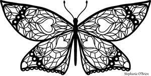 Butterfly Outline Png, Transparent Png PNG image with transparent background