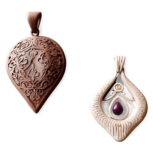 Intricate Clay Pendants PNG 06212024 PNG