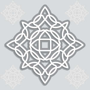 Intricate Geometric Pattern Design PNG image with transparent background