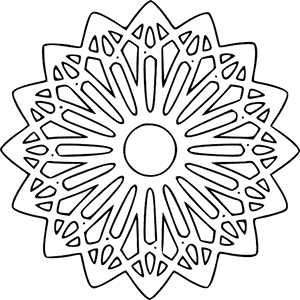 Outline, Star, Figure, Round, Art, Mandala, Outlines, HD Png Download PNG image with transparent background
