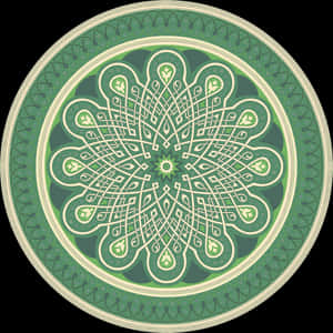 Circle,green,islamic Designs - Green Islamic Geometric Patterns Png, Transparent Png PNG image with transparent background