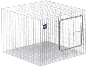 Intricate Metal Cage Structure PNG Image