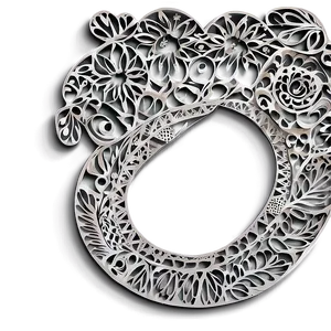 Intricate Paper Cut Out Design Png Txd50 PNG Image