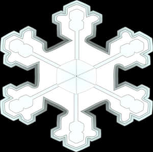 Intricate Snowflake Design PNG image with transparent background