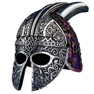 Intricate Viking Helmet Png Ulu21 PNG Image