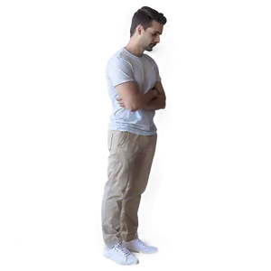 Introspective Male Sketch Png Jfx PNG Image