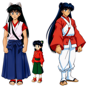 Inuyasha and Kagome PNG 95 PNG image with transparent background