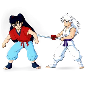 Inuyasha And Sesshomaru Fight Png Evr17 PNG Image