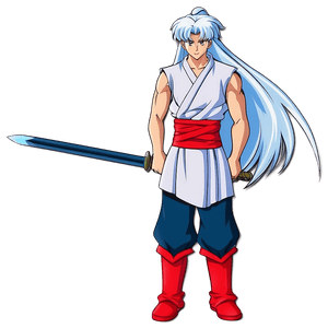 Inuyasha Feudal Fairy Tale PNG oif PNG image with transparent background