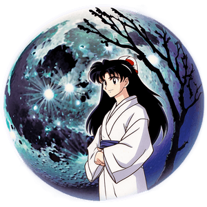 Inuyasha Full Moon Background PNG 82 PNG image with transparent background