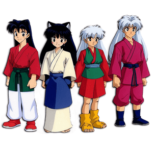 Inuyasha Group Cast PNG 78 PNG image with transparent background