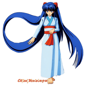 Inuyasha Kagura Wind Sorceress PNG cjc34 PNG image with transparent background