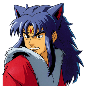 Inuyasha Koga Wolf Demon PNG 06232024 PNG image with transparent background
