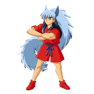 Inuyasha Koga Wolf Demon PNG alu12 PNG image with transparent background