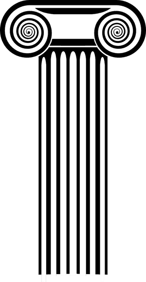 Ionic Columns Clip Art, HD Png Download PNG with transparent background