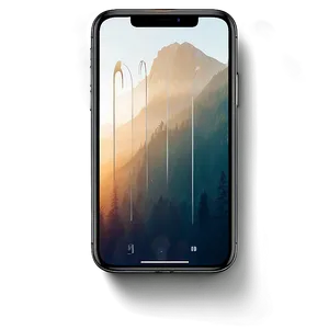 Iphone X Mockup In Landscape Png Wyd PNG Image