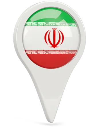 Iran Location Pin Map Marker PNG Image