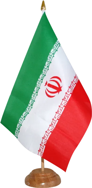 Iranian Flag Desktop Display PNG Image