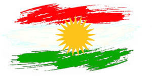 Iraqi Flag Artistic Interpretation PNG image with transparent background