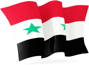 Iraqi Flag Waving PNG image with transparent background