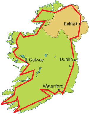 Irish Geology Tour Map - Map, HD Png Download PNG image with transparent background