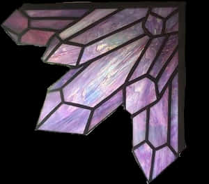 Iridescent Crystal Cluster Illustration PNG image with transparent background