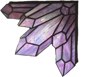 Iridescent Crystal Cluster Illustration PNG Image