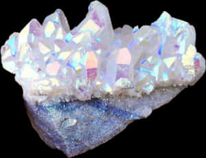 Iridescent Quartz Crystal Cluster.jpg PNG image with transparent background