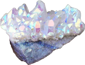 Iridescent Quartz Crystal Cluster.jpg PNG Image