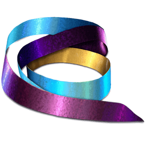 Iridescent Ribbon PNG 06242024 PNG with transparent background