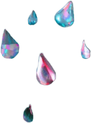 #sticker #tear #gemstones #gem #blue #blueaesthetic - Opal, HD Png Download PNG