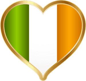 Saint Patrick's Day Heart, HD Png Download PNG with transparent background