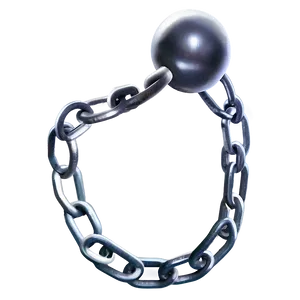 Iron Ball And Chain Cartoon Png Dkj PNG Image