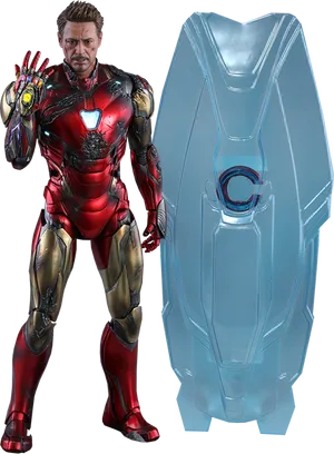 Iron Man Armored Hero PNG Image