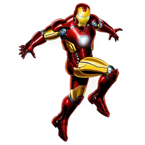 Iron Man Flying Illustration Png 96 PNG Image