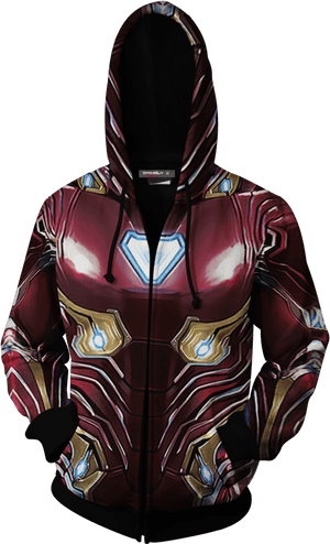 Iron Man Suit Png - Avengers Endgame Iron Man Jacket, Transparent Png PNG image with transparent background