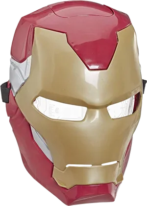 Iron Man Mask Close Up PNG Image