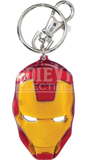 Iron_ Man_ Mask_ Keychain PNG Image