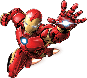 Superhero Comics Universe Thor Iron Ironman Marvel - Iron Man Flying Png, Transparent Png PNG image with transparent background