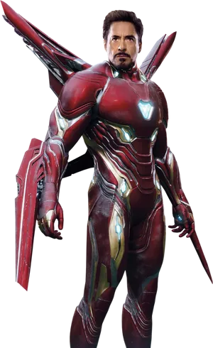 Iron Manin Advanced Armor PNG Image